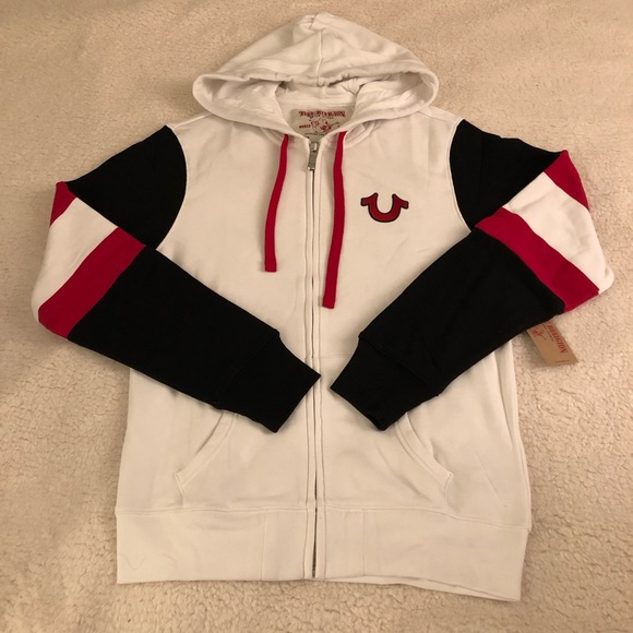 TRUE RELIGION Mens Buddha Logo Sweatsuit, White - Picture 2 of 8